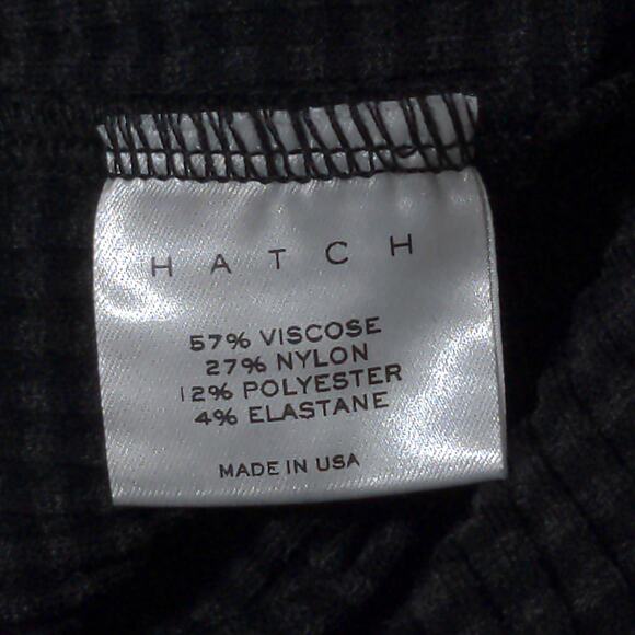 Hatch The Ruthie Bodysuit in Black/Charcoal Gray Stripe – Size 0 (XS) – EUC - Picture 8 of 11